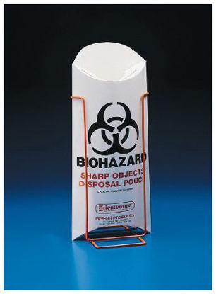 Picture of Biohazard Sharp Object Safety Pouch Stand 4 X 5.125 X 8 Inch Frame22197061