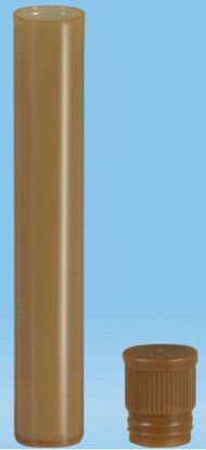 Picture of Test Tube Flat Bottom Plain 16.5 X 95 mm 12 mL Without Color Coding Cap Closure Polypropylene Tube58.505.046