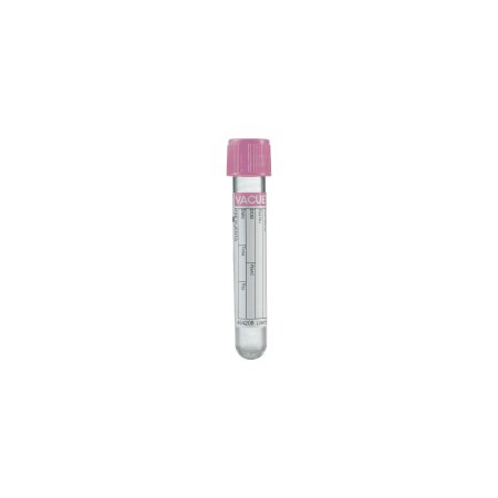 Picture of VACUETTE® Venous Blood Collection Tube K2 EDTA Additive 13 X 75 mm 4 mL Pink / Black Ring Pull Cap Polyethylene Terephthalate (PET) Tube454208