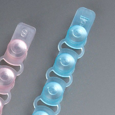 Picture of Tube Cap Strip Polypropylene 8-Cap Strip Blue For 110575 Series Tubes NonSterile110578B