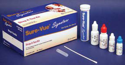 Picture of Rapid Test Kit Sure-Vue® Infectious Disease Immunoassay Strep A Test Throat Swab Sample 50 Tests23200276