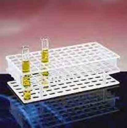 Picture of Test Tube Rack Nalgene™ Unwire™ 72 Place 13 to 16 mm Tube Size White 20 X 10.2 cm1480922