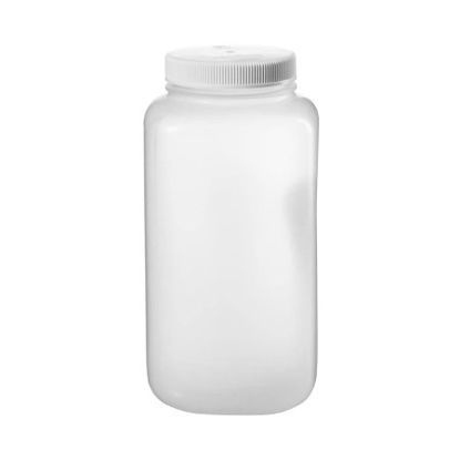 Picture of General Purpose Bottle Nalgene™ Square / Wide Mouth PPCO / Polypropylene 4 Liter2122-0010