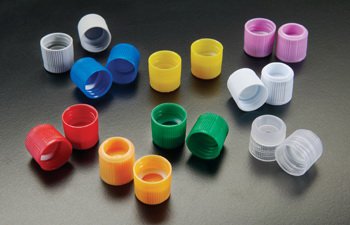 Picture of T502 Series Tube Closure Polypropylene Screw Cap Blue For T501 and T502 Series Sample Tube NonSterileT502B