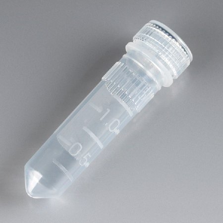 Picture of Microcentrifuge Tube Conical Bottom Plain 2 mL Without Color Coding Screw Cap Polypropylene Tube111730