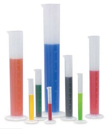 Picture of Graduated Cylinder Hexagonal Base Polypropylene 500 mL (16 oz.)9249