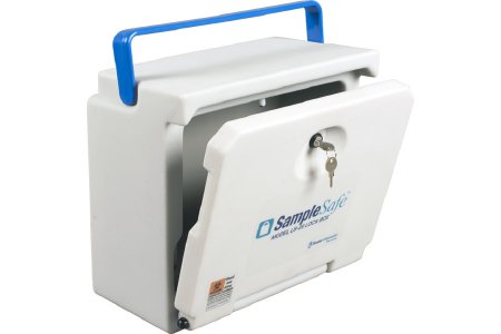 Picture of Specimen Storage / Transport Box SampleSafe™ 8 X 14 X 15 Inch Metal 570 Inch³ Capacity00-078-009-000