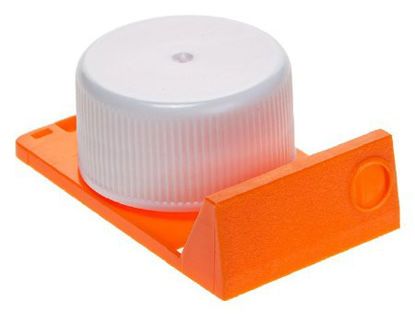 Picture of Frozen Tissue Storage Container Cryosette™ 11 X 24 X 38 mm Orange with White Cap Acetal / HDPE 2.5 mL CapacityM956O