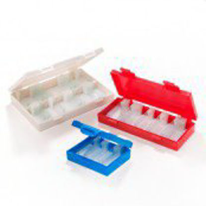 Picture of Slide Storage Box HS2L Series Red 100 Slide Capacity258-6188-R30