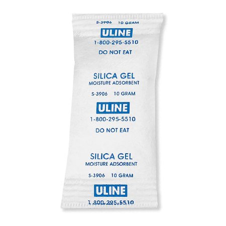Picture of Silica Gel Desiccant 1-1/2 X 3-1/4 Inch, 470 cu Inch, 10 GramS-3906