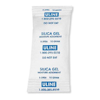 Picture of Silica Gel Desiccant 1-1/2 X 3-1/4 Inch, 470 cu Inch, 10 GramS-3906