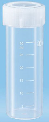Picture of Centrifuge Tube Flat Bottom Plain 30 X 84 mm 30 mL Without Color Coding Screw Cap Polypropylene Tube62.555.001