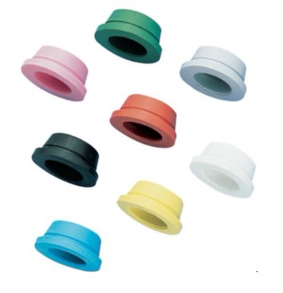 Picture of SAV-IT® Tube Cap Plug Cap White 13 mm For 13 mm Tubes, Evacuated Blood Drawing Tubes, Glass and Plastic Test TubesB2996-25