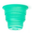 Picture of Hexa-Flex™ Tube Closure Polyethylene Snap Cap Green For 10, 12, 13, 16 and 18 mm Blood Collection and Culture Tubes NonSterile8365