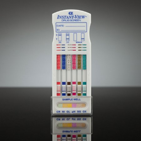 Picture of Drugs of Abuse Test Instant-view® 6-Drug Panel with Adulterants AMP, COC, MDMA, MOP, PCP, THC (CR, GL, NI, OX, pH, SG) Urine Sample 25 Tests03-3602