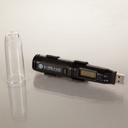 Picture of Datalogging Thermometer / Hygrometer with Alarm Fahrenheit / Celsius -35° to +80°C Internal Sensor Battery Operated14147