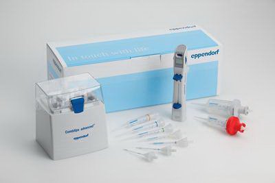 Picture of Eppendorf™ Repeater™ M4 Starter Kit Repeating Pipettor 1 µL to 10 mL NonSterile10054-496
