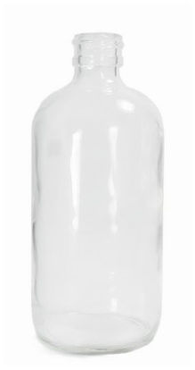 Picture of Boston Round Bottle Qorpak™ Glass 240 mL (8 oz.)02-991-831