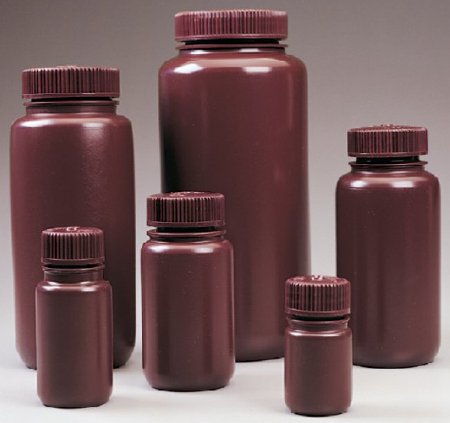 Picture of Storage Bottle Nalgene™ Wide Mouth HDPE / Polypropylene 500 mL (16 oz.)312185-0016