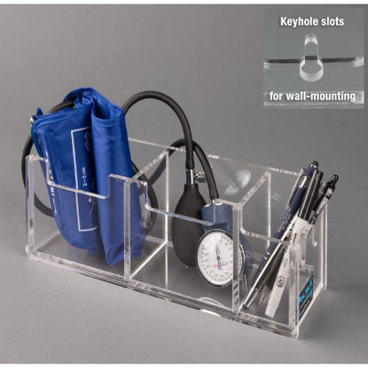 Picture of ORGANIZER, BLOOD PRESSURE WALLMOUNT 2SECTION 12.2"X3 3/4"BPCUFF-W