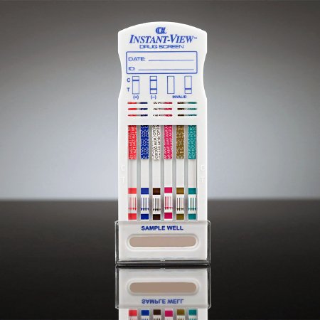 Picture of Drugs of Abuse Test Instant-view® 6-Drug Panel AMP, BZO, COC, mAMP/MET, MOP, THC Urine Sample 25 Tests03-3635