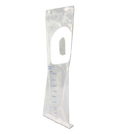 Picture of Pediatric Urine Collection Bag Clean X Plastic Film 200 mL (7 oz.) Adhesive Closure Unprinted NonSterile05001-00-MCM