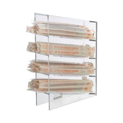 Picture of Pipette Rack 3-1/2 X 11-1/2 X 16 Inch, Clear For 0.1 to 25 mL Pipettes2170