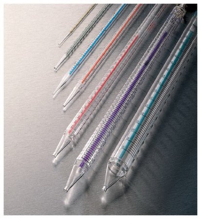 Picture of Corning™ Stripette™ Serological Pipette 1 mL 0.01 mL Graduation Increments / 0.2 mL Negative Graduations Sterile07200571