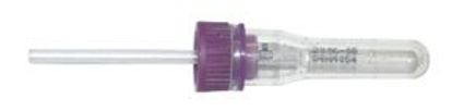 Picture of Safe-T-Fill® Capillary Blood Collection Tube Whole Blood Tube K2 EDTA Additive 2.1 X 113 mm 150 µL Purple Pierceable Attached Cap Plastic Tube1491551