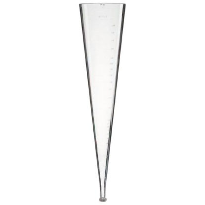 Picture of Settling Cone Nalgene™ 14-1/2 Inch Height, 1,000 mL, Transparent, Graduated For use with Imhoff Cone Rack1000-0010