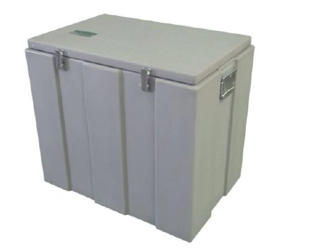 Picture of Dry Ice Storage / Transport Chest ThermoSafe® 19-1/8 X 25-1/4 X 28-1/8 Inch Outer Dimensions Gray ABS / Polyethylene 200 lbs. Dry Ice300