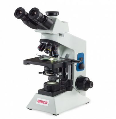 Picture of G500 Series Microscope Siedentopf Type Trinocular Head Phase Contrast, Plan Phase 10X, 20X, 40X, 100X, Brightfield 4X 110 to 240V, 50/60Hz Mechanical StageG505T