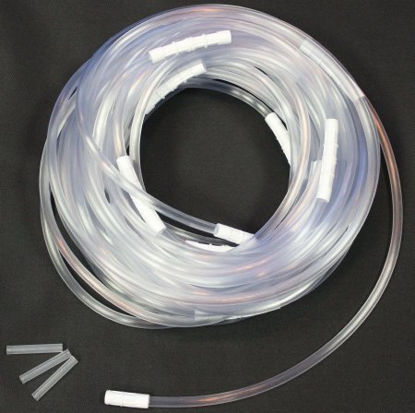 Picture of Suction Connector Tubing McKesson 100 Foot Length 0.25 Inch ID NonSterile Female / Male Connector Clear Ribbed OT Surface NonConductive PVC16-N6100