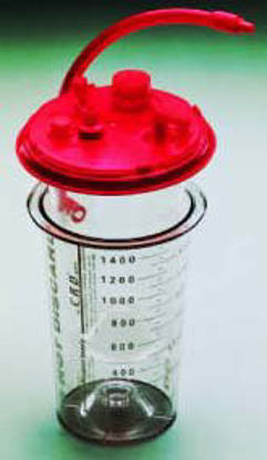 Picture of Suction Canister Liner Medi-Vac® CRD™ 1500 mL Shut-Off Valve / Locking Lid65651-515