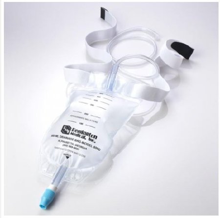 Picture of Nephrostomy Drainage Bag 24 Inch Tubing 600 mL Sterile Anti-Reflux Barrier600-D