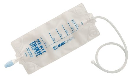 Picture of Urinary Drainage Bag VELCRO® 24 Inch Tubing 600 mL Anti-Reflux BarrierMDD600