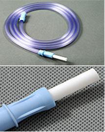 Picture of Suction Connector Tubing AMSure® 10 Foot Length 0.25 Inch ID Sterile Tube to Tube Connector Clear NonConductive PVCAS826