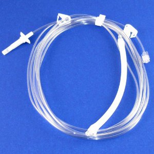 Picture of Suction Connector Tubing 15 Foot Length Sterile Single Spike Connector ClearCMS-1212