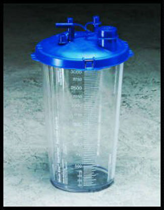 Picture of Suction Canister Medi-Vac® Guardian™ 2000 mL Shut-Off Valve / Locking Lid65651-220