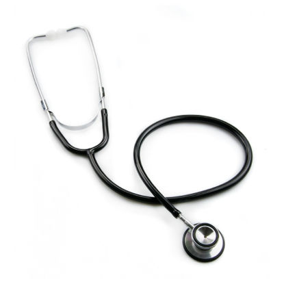 Picture of Classic Stethoscope McKesson Black 1-Tube 22 Inch Tube Double-Sided Chestpiece01-670BKGM