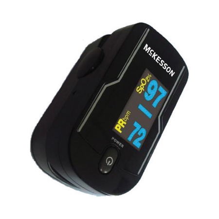 Picture of Fingertip Pulse Oximeter McKesson Battery Operated Without Alarm16-93651