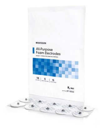 Picture of ECG Snap Electrode McKesson Monitoring Non-Radiolucent 50 per Pack87-50SG