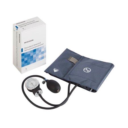 Picture of Aneroid Sphygmomanometer with Cuff McKesson Brand 2-Tube Pocket Size Hand Held Adult Large Cuff01-775-12XNGM