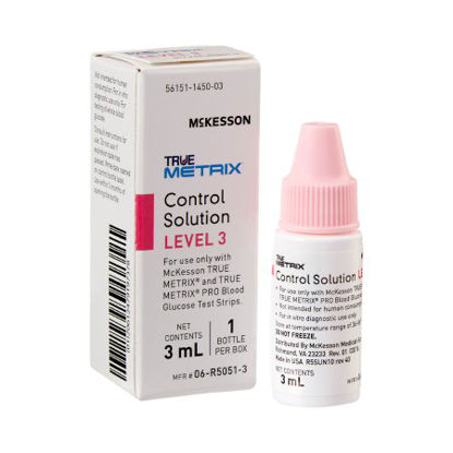 Picture of Blood Glucose Control Solution McKesson TRUE METRIX® Blood Glucose Testing 3 mL Level 306-R5051-3