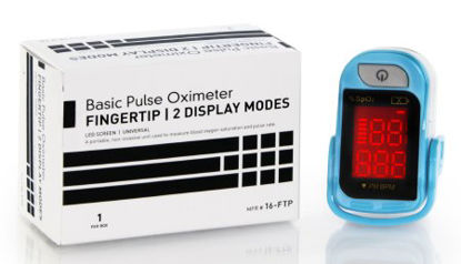 Picture of Fingertip Pulse Oximeter McKesson Battery Operated Without Alarm16-FTP