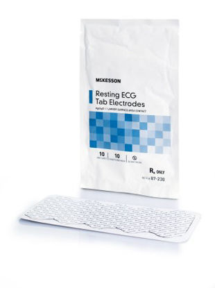 Picture of ECG Tab Electrode McKesson Resting Non-Radiolucent 100 per Pack87-230