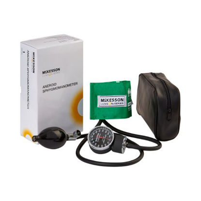 Picture of Aneroid Sphygmomanometer with Cuff McKesson LUMEON™ 2-Tube Pocket Size Hand Held Child Small Cuff01-720-9CGRGM