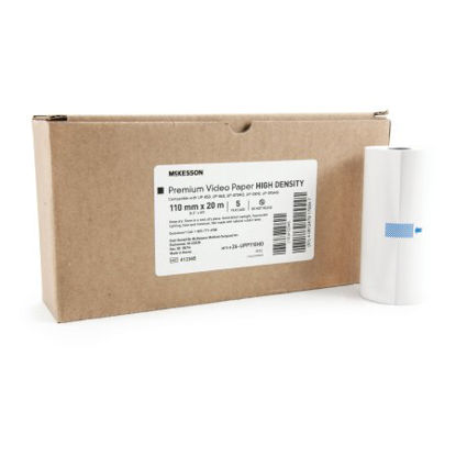 Picture of Media Recording Paper McKesson Premium Grade Paper 110 mm X 20 Meter Roll Without Grid26-UPP110HD