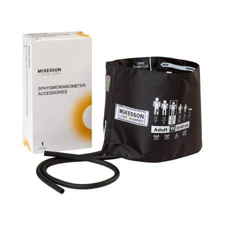 Picture of Blood Pressure Cuff McKesson LUMEON™ Adult Arm Medium Cuff 23 - 40 cm Nylon Cuff01-845-11ABK-2GM
