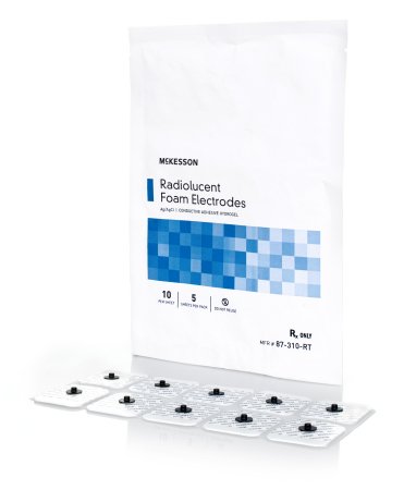 Picture of ECG Snap Electrode McKesson Monitoring Radiolucent 5 per Pack87-310-RT
